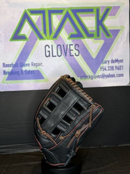 AG20  Black/Brown Single Post with Double Bar Web