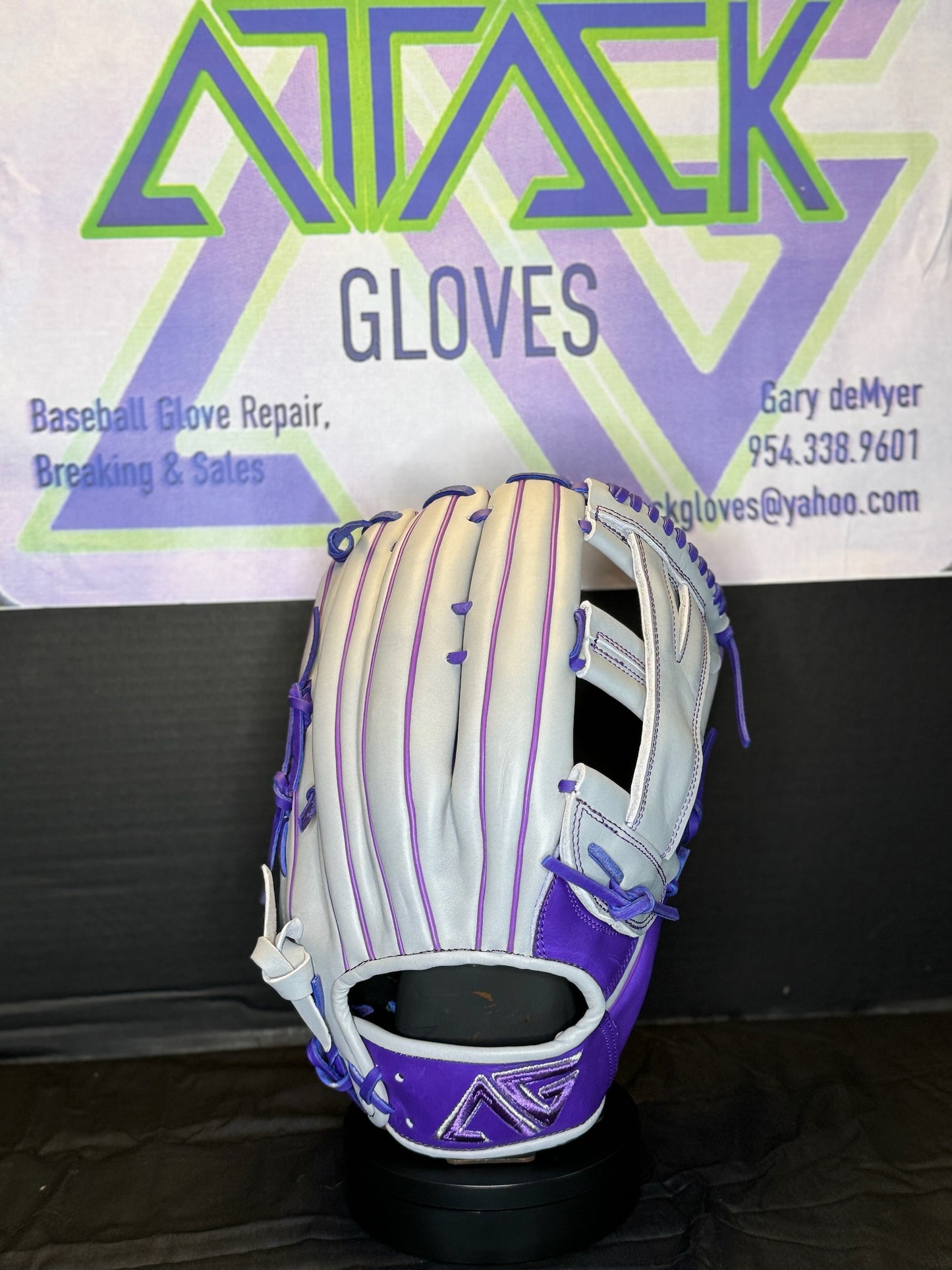 AG14  Gray/Purple Modified Y Web