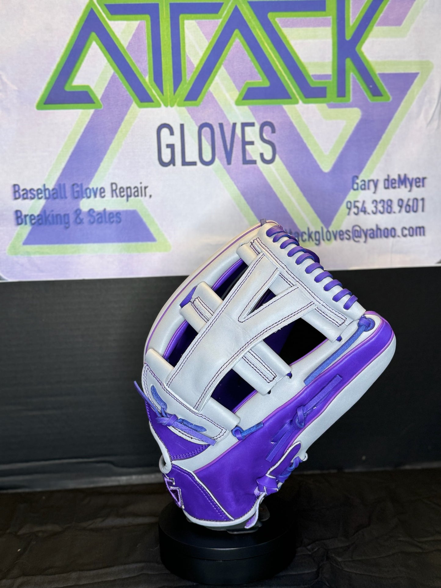 AG14  Gray/Purple Modified Y Web