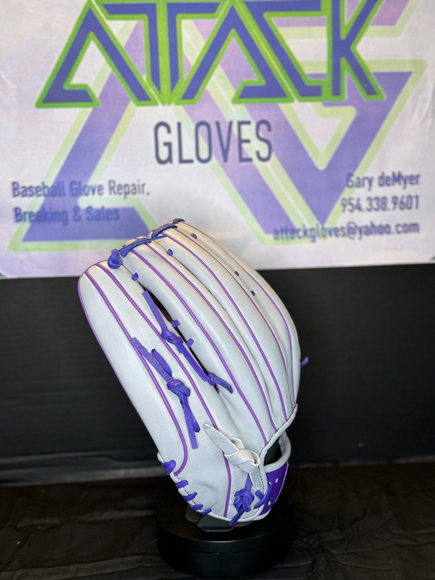 AG14  Gray/Purple Modified Y Web