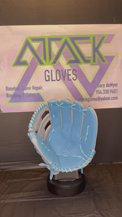 AG27 Gray/Light Blue Modified Y Web